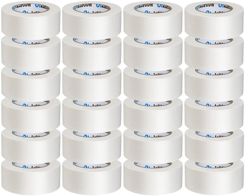 Bulk 22 Roll White Duct Tape 660 Yards 2 Inch Heavy Duty No Residue All Weather Tear by Hand Multipurpose Indoor Outdoor Repairs