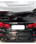 BMW Exhaust Pipe Muffler Kit For 5 Series G30 G38 2018 2019 Rear Tail Tips Nozzle Tailpipe Parts Dual Finish Black Silver