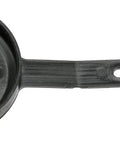 Washer Fluid Reservoir Cap Direct Replacement for Ford Lincoln Mercury Models, durable black plastic cap with attached ring