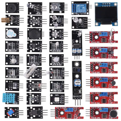 38 In 1 Sensor Module Kit Project Starter Pack For Arduino UNO R3 Mega2560 Mega328 Nano Raspberry Pi 3 2 Model B