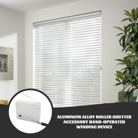 Roller Blinds Cord Winder With Solid Crank Handle For Smooth Window Shutter Belt Rewinding And Reliable Tension Control repair kit near aluminum alloy roller blind