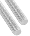 Two Pack M8 X 250mm Fully Threaded Rods 304 Stainless Steel Right Hand Threads Silver Finish Tough As Nails For DIY Projects Construction And Auto Builds