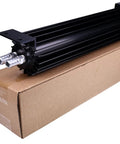 12 Inch Dual Pass Aluminum Transmission Cooler With One Quarter Inch NPT Fittings Universal Fit For C4 C6 700R4 4L60E 727 Transmission Mirror Polish Or Black Finish Heavy Duty Cooling For Trucks And Jeeps
