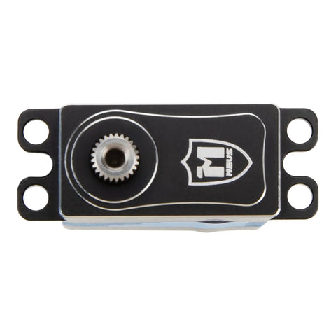 Beefy 12.5 Kg High Torque RC Micro Servo with brushless motor and metal gears, top view, for SCX24 TRX4M, 1:10 and 1:8 crawlers.