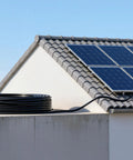 Solar Panel Wire Kit 50 Ft Black And 50 Ft Red, 10 AWG PV Tinned Copper Extension Cable on rooftop, outdoor use