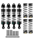 88mm Oil Shocks With Progressive Springs for 1/16 Mini Maxx Mini XRT RC Car, adjustable dampers, CNC aluminum bodies, extra springs