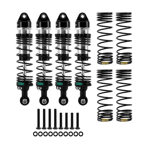 88mm Oil Shocks With Progressive Springs for 1/16 Mini Maxx Mini XRT RC Car, adjustable dampers, CNC aluminum bodies, extra springs