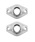 Two stainless steel flanges with mounting holes for 1/12 HP Single Phase Water Circulator Pump Replacement for Grundfos UP15-29SF.