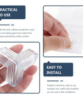10 Pack PVC Corner Guards For Furniture And Steps Soft Corner Protectors For Safety Easy To Install Protect Edges