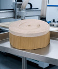 Clean Sweep Cnc Vacuum Brush 100Mm By 1M Length for Milling and Engraving Gear on a metal tray.
