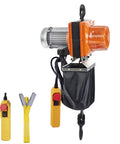 1 Ton Electric Chain Hoist Workhorse With 10 Ft Lift Height and 10 Ft Per Minute Speed 120V Single Phase Overhead Crane G100 Chain Remote Control
