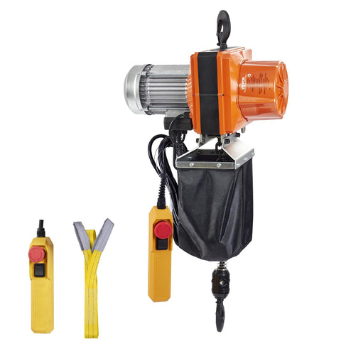 1 Ton Electric Chain Hoist Workhorse With 10 Ft Lift Height and 10 Ft Per Minute Speed 120V Single Phase Overhead Crane G100 Chain Remote Control
