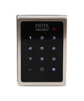 Motorized Touchscreen Smart Deadbolt With Included WiFi Bridge For Seamless Remote Access And Voice Commands Compatible With Alexa And Google Assistant Featuring Hella Tight Auto Unlock Keyless Entry Lock System keypad in satin nickel finish with illuminated numbers