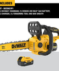 20V Max Cordless Chainsaw Kit With Battery And Charger Included, 12-Inch Low Kickback Bar, Brushless Motor Chainsaw