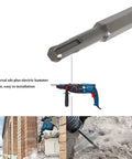 SDS Plus Chisel Bit Set For Hammer Drill, High Carbon Steel Masonry Concrete Bits, hammer drill on brick and concrete.