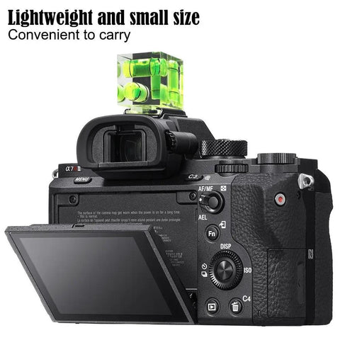 Gotta Have Straight Up Dope Triple Axis Bubble Spirit Level For Canon Nikon Pentax DSLR Cameras Standard Hot Shoe Mount Lightweight Crystal Acrylic Tripod Leveler Accessory 2 Pack Game Changing