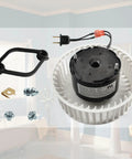 Upgrade Bathroom Exhaust Fan Motor Replacement And Blower Wheel Assembly with plug, fits Broan Nutone, in bathroom setting