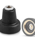 NMO To Three Eighths Inch By Twenty Four Thread Antenna Adapter For CB Ham Radios, Brass Center Contact, low loss connector