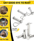Cotter Pins Kit, 320Pcs Stainless Steel Hairpin Clips And R Clips For Automotive, Axles, Trailer Hitch, Tractors, Rustproof 304 Fasteners
