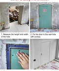 Quick installation steps for Oversized Drywall Access Panel Flush Mount Paintable Metal Ceiling Hatch 28 By 48 Inches.