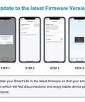 Smart WiFi Light Switch 3 Gang Works With Alexa Google Home And IFTTT No Hub Needed Voice Or Remote Control steps for firmware update