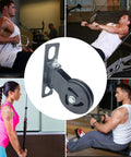 Heavy Duty Gym Cable Pulley With Detachable Rotation And Quiet Swivel Durable Fitness Pulley Attachment in use