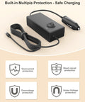 Solid 12V Regulated Car Charging Cable With 8mm DC Output For Goal Zero Yeti And Sherpa Portable Power Stations product image