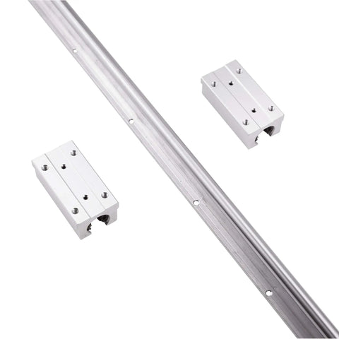 Beefy SBR16 Linear Rail Kit For CNC Machines 2500mm 98.4 Inches Fully Supported Rail With 2 SBR16LUU Block Bearings