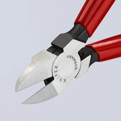 Pro Grade Flush Cut Diagonal Cutters Set 2-Piece With Spring Loaded Opening Ground Cutting Faces Non-Beveled For Clean Flush Cuts