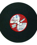 Heavy Duty Ferrous Metal Cut Off Wheels for Gas Saws, 14 Inch Diameter by One Eighth Inch Thick Arbor, 20mm, 10 Pack, Triple Reinforced Label