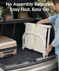 36 Inch Portable Bed Rail For Toddlers Foldable Travel Guard For Twin Beds And Camper Bunks being loaded into car trunk
