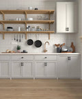 Heavy Duty Matte Black Cabinet Knobs Bring A Slick Two Tone Vibe With Rock Solid Square Drawer Pulls For Kitchen Cupboards And Dressers 15 Pack on modern kitchen cabinets.