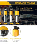 Heavy Duty Five Ton Hydraulic Gear Puller With Three Prong Design For Smooth Wheel Bearing And Hub Extraction, integrated welding feature.