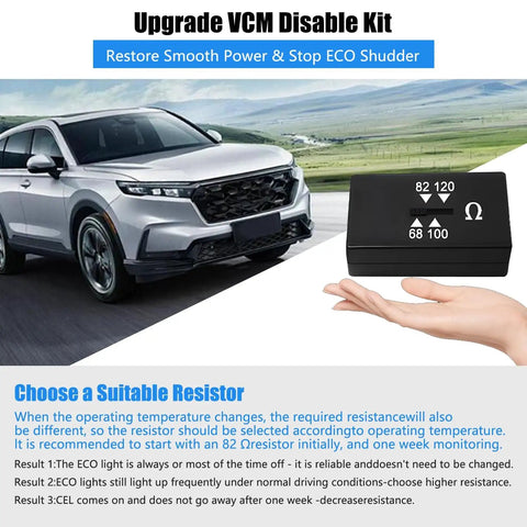 Muzzler For Honda Odyssey Pilot Accord Ridgeline And Acura 3.5L V6 VCM Engine With 30cm Harness Easy Install Adjustable Dial