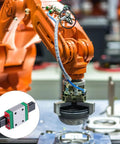 Miniature Alloy Steel Linear Guide Rail Block With Slick Lightweight Precision Slider for robotic arm application