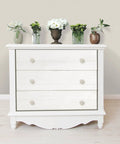 White dresser in bedroom with Reclaimed Shiplap Peel And Stick Wallpaper White Removable Self Adhesive Wall Covering For Bedrooms