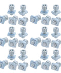 50 Pcs M5 T Slot Nuts Sliding Blocks Set For Woodworking And Milling, Metric Hex Nuts With Threaded Inserts in grid layout