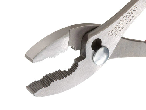 8 Inch Slip Joint Pliers For Everyday Home And Shop Go-To Use With Adjustable Tension 3 Zone Jaws For Gripping Nuts Bolts And Wire Slim Non Slip Grips