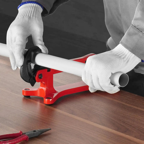 Portable Aluminum Pipe Vise for Onsite Plumbing Jobs clamping pipe, ultra lightweight tool 2.6 lb, capacity 1/8 to 1-1/2 inch