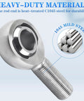 Beefy Heim Joint Rod End Bearing Kit For Panhard Suspension Right Hand Thread Half Inch By Twenty 2 Pack, C1045 steel