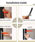 Installation guide for 32.8 Ft Self Adhesive Weather Stripping Seal Strip For Windows And Doors Windproof And Dustproof