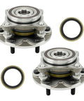 Front Wheel Bearing And Hub Assembly Pair For Toyota Tacoma 2005 Through 2021 4WD And 2003 Through 2021 4Runner Plus 2010 Through 2021 GX460 2007 Through 2014 FJ Cruiser 2003 Through 2009 GX470 Built To Fit 515201 Wheel Bearing And Hub