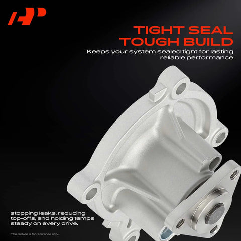 Engine Water Pump Replacement For 6.7L V8 Diesel Ford F250 F350 F450 Super Duty close-up view showing aluminum housing and mounting points.