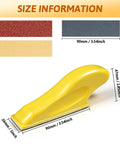 180 Pcs Mini Sanding Kit With Nine Grits From 80 To 1000 Sandpaper And Finger Sanding Blocks For Small Areas And Corners Color Coded Red Coarse Yellow Medium Grey Fine Quick Change Hook And Loop System For Woodworking Furniture Repair Crafts And DIY.