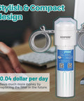 Under Sink Water Filter System With Plug And Play Install No Fuss Setup Direct Connect showing design and cost efficiency