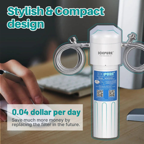 Under Sink Water Filter System With Plug And Play Install No Fuss Setup Direct Connect showing design and cost efficiency
