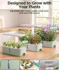 Smart Indoor Hydroponic Garden System With App And WiFi Control For Home Use, 24W Full Spectrum Grow Light, 10 Pod Planter