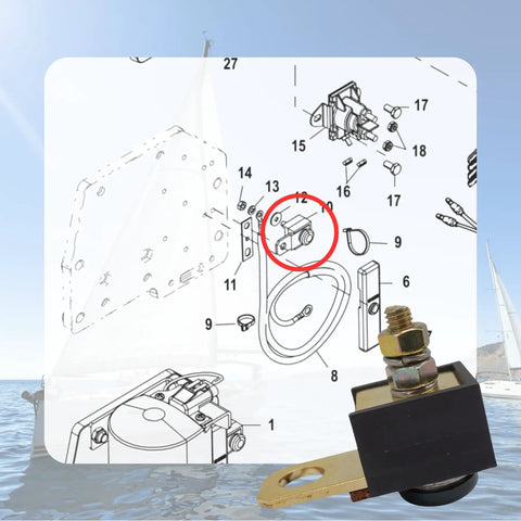 Heavy Duty 110 Amp Marine Fuse Assembly Drops Right In For Mercruiser Alpha One Gen II Drives Shielding Your Rig And Trim Pump Circuits On 150 To 275 Hp Outboards