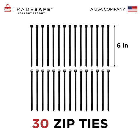 Heavy Duty Lockout Tagout Tags With Nylon Zip Ties Osha Compliant Danger Do Not Operate Signs For Industrial Workplace Safety And Machine Lockout Procedures Built Tough And Totally Legit For Shop Floors Straight Up Professional Grade Designed For 30 black nylon zip ties measuring 6 inches each.
