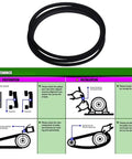 One Half Inch Wide By Fifty Eight Inch Drive Belt Replacement For Tillers And Mowers OEM Replacement 954 0434 754 0434 786533 786533X with installation guide